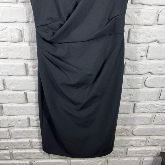 NWT Vera Wang Black Formal Dress Size 6 - Picture 7 of 11